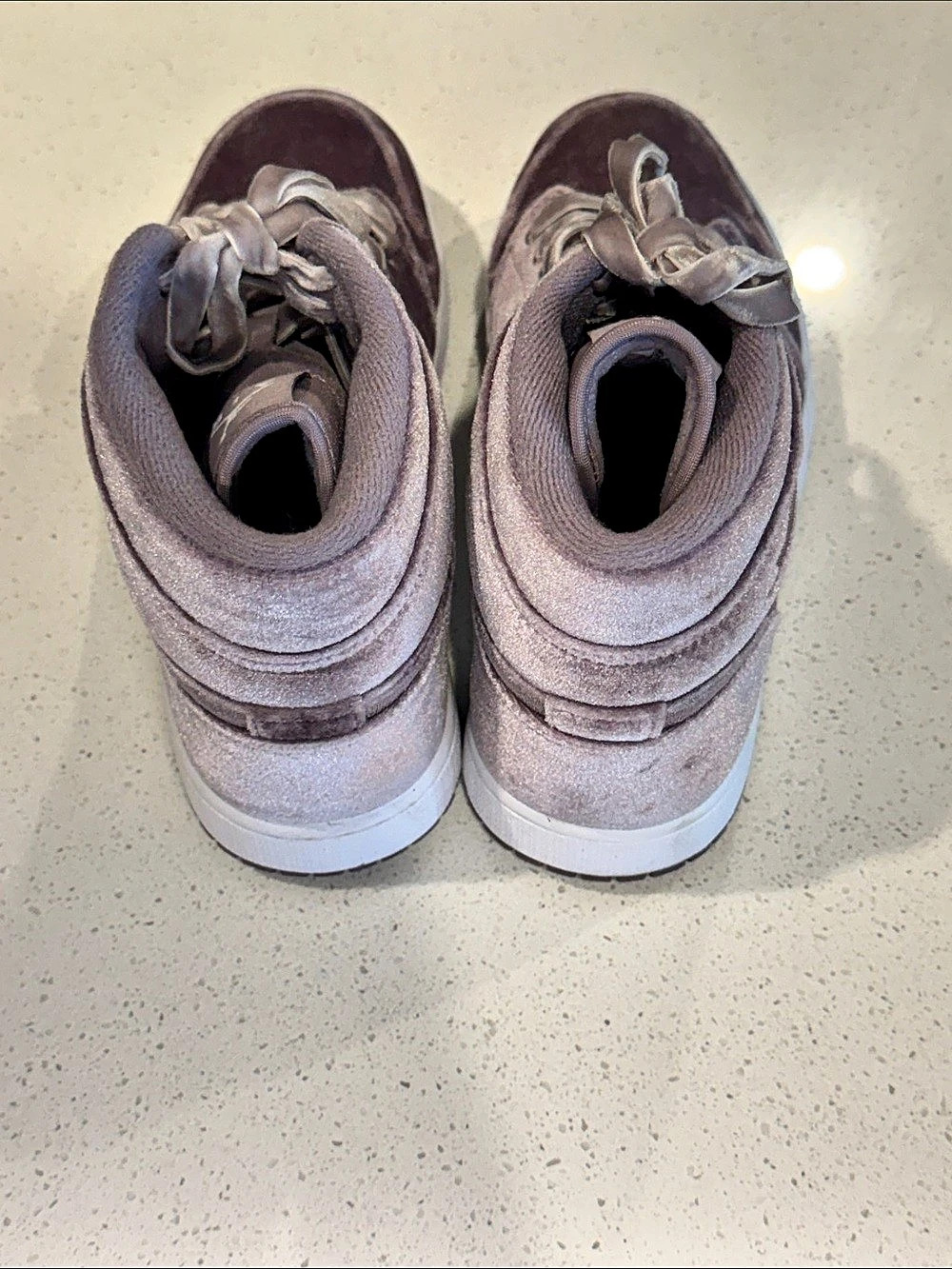 Nike Air Jordan 1 Mid Purple Sneakers US 9 - Picture 6 of 9